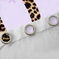 thumbnail image 4 of Manfei Old Fashion Letter D Monogrammed Black Out Curtains for Kids Teens,Vintage Leopard Print Initial Bow Curtains Pack of 2 (42x63 Each) for Girls Women,Breathable Home Decor, 4 of 6