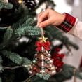 thumbnail image 6 of CoreLiving Football Tree-Shaped Acrylic Ornament - Sports Theme Christmas Hanging Decor, 2D Flat Pendant for Indoor Holiday Tree Decoration, 6 of 6