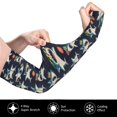 thumbnail image 2 of Bingfone Farmers Gardening Sleeves Sun Protection Arm Cooling Sleeves for Women Men with Thumb Hole - Cartoon Sharks, 2 of 7