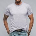 thumbnail image 2 of JoveMarine Mens T-Shirts Crew Neck Casual - Basic Tees Short Sleeve Color Gym Tops, Shirts for Men Pure Cotton Summer Top, Mens Shirts for Workout,White L, 2 of 5