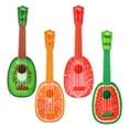 thumbnail image 4 of Fruit Theme Ukulele Toy with 4 Strings Design Enhancing Fine Motor Skill Preschool Music Instrument Learning Toy, 4 of 9