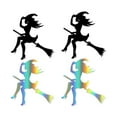 thumbnail image 5 of Soumake Halloween Witch Car Sticker Flying Broom Weather-Resistant Self-Adhesive Auto Suv Motorbike Vehicle Window Body Wall Decoration Girls Deal Automobile Accessories, 5 of 8