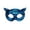 Light Blue, variant on Mardi Gras Mask, Halloween Mask, Venetian Mask, Cosplay Mask, Masquerade Mask, Masquerade Python Pattern Cat Mask,Half Face Kitty Mask,Sexy Cat Women Masks for Halloween Carnival Birthday