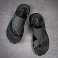 thumbnail image 2 of New Summer Sandals Men's Soft Foot Clamping Sandals Casual Men's Beach Shoes Outdoor Two Wear Vietnamese Men's Sandals, 2 of 5