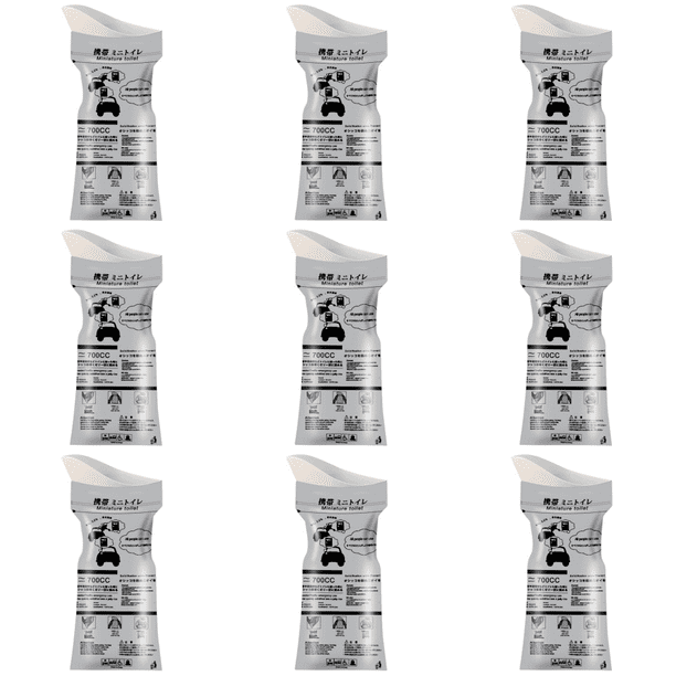 Para Orinar Desechable 700ML Bolsas Unisex A Prueba Fugas Camping Coche (clásico)