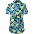 thumbnail image 2 of SSLR Womens Hawaiian Shirts Floral Blouses Short Sleeve Button Down Shirts, 2 of 8