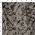 thumbnail image 3 of Soimoi Velvet Fabric Mix Fruits Print Sewing Fabric Yard 58 Inch Wide, 3 of 6