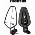 thumbnail image 5 of Motorcycle Handlebar Mirrors Motorbike Mirrors compatible XJ6 MT01 MT03 MT07 MT09 (Black), 5 of 5
