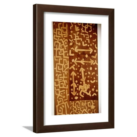 These Raffia Dance Skirts Were Woven in Pieces by Men Using Upright Single-Heddle Looms, Then… Framed Print Wall