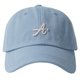 thumbnail image 5 of Ropa de trabajo Harajuku retro japonesa, gorra informal de Bordado de letras tridimensional con visera, gorra de béisbol azul claro para pareja versátil para mujer y hombre., 5 of 5