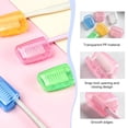 thumbnail image 4 of BPPEG 20Pcs Toothbrush Covers,Portable PP Tooth Brush Cover Cap,Toothbrush Cap for Home and Outdoor, 4 of 7