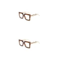 thumbnail image 1 of Sonducket Gafas de lectura con lentes antiazules, montura grande colgante a la moda, diseño cuadrado, gafas de lectura con bloqueo de aleación, Type2 NO2, 1 of 6
