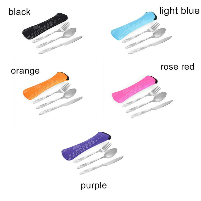 Food Network™ 3-pc. Colored Cutlery Set