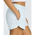 thumbnail image 3 of 4 Pack Women's 3" Dry-Fit Dolphin Running Shorts with Pockets - Athletic Gym Workout Basketball Sports Shorts, 3 of 6