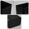 thumbnail image 3 of 4.5 Gallon Black Plastic Small Trash Can, Slim Waste Basket for Bathroom Office, 3 Packs, 3 of 7