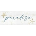 thumbnail image 2 of Carpentieri, Natalie 18x10 White Modern Wood Framed Museum Art Print Titled - Paradise, 2 of 4
