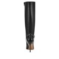thumbnail image 3 of Vince Camuto Felinda Black Leather Knee High Pointed Toe Chain Stiletto Boot (Black, 8), 3 of 6
