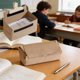 thumbnail image 5 of Fundín de lápices de gran capacidad para niñas y adolescentes, bolsa de lona con cremallera y organizador multicompartimento para el colegio, material de oficina y material de papelería, 5 of 6