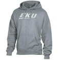 thumbnail image 2 of Men's Comfort Wash  Gray Eastern Kentucky Colonels Lightweight Fleece Pullover Hoodie, 2 of 3
