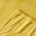 thumbnail image 6 of Fleece Throw Blanket Twin - Plush Fuzzy Flannel Blanket Yellow for Twin Size Bed, Super Soft Warm Blanket for Sofa and Couch, Fluffy Blanket 60x80 Inches, 6 of 6