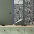 thumbnail image 6 of Ambesonne Stripes Peel & Stick Wallpaper for Home, Zebra Skin Pattern, 13"x36", Black White, 6 of 6