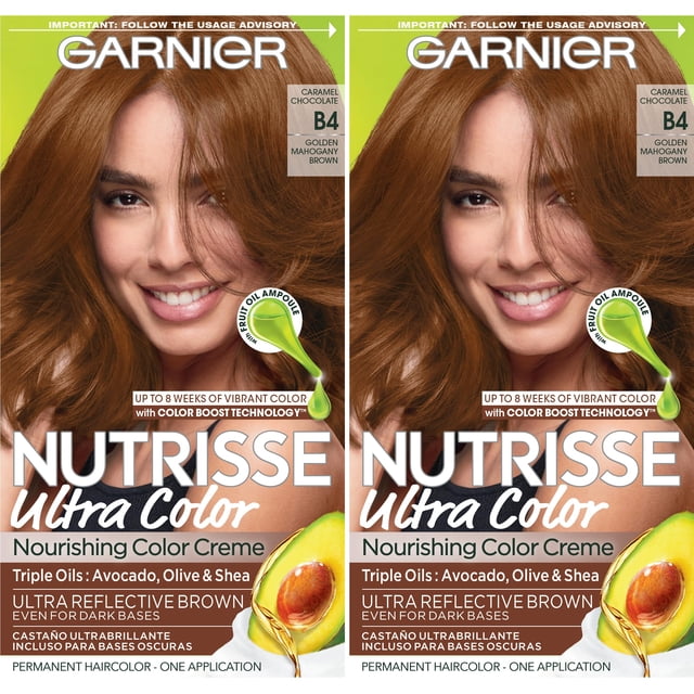 Tinte para el cabello Garnier Nutrisse Ultra Color B4 Marrón caoba dorado
