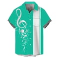 thumbnail image 4 of IWRICH Men's Plus Size Vacation Shirts Button down Short Sleeve Printed Tops Buttons up Summer Beach Hawaiian T Shirts Mint Green XXL, 4 of 4