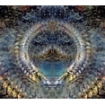 thumbnail image 2 of Gavidia, Pedro 16x15 Gold Ornate Wood Framed with Double Matting Museum Art Print Titled - Circle of Life, 2 of 4