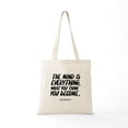 thumbnail image 5 of CafePress - Buddha Quote The Mind Is Everything Tote Bag - Unisex Canvas Tote Bag, Beige, 1-Piece, 5 of 6