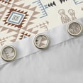 thumbnail image 4 of Homewish Vintage Aztec Boho Black Out Curtains,Rustic Farmhouse Cabin Curtains Pack of 2 (42x63 Each),Bohemain Tribal Bedroom Curtains For Adults,Luxury Bedroom Decor, 4 of 6