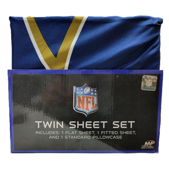 NFL Rams Twin Sheet Set