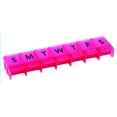 thumbnail image 4 of Apex 7- Day Push to Open Pill Organizer, 1x Per Day or AM/PM (1 Time Per Day, Berry (Pink)), 4 of 4