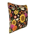 thumbnail image 2 of Kll Sunflowers Mushrooms Decorative Throw Pillow Covers Velvet Soft For Couch Sofa Bedroom Living Room Outdoor -18"X18", 2 of 8