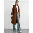 thumbnail image 3 of Buttoned Light Trenchcoat with a Belt, 3 of 6
