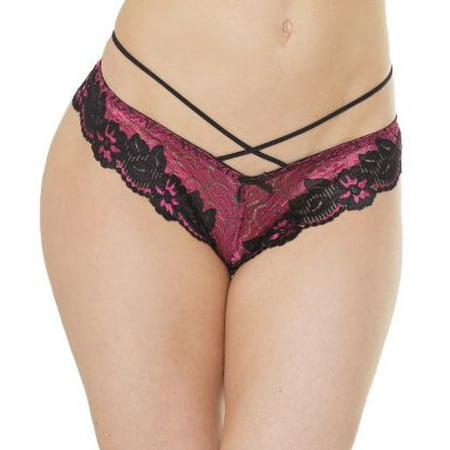 

Coquette X-Cross Lace Tanga