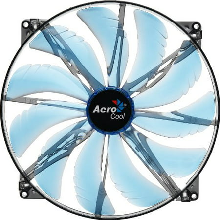 AeroCool Silent Master 200mm Blue LED Cooling Fan