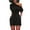Black, variant on Rigardu Women's Spring/Summer Leisure Breathable Shoulder Button Shorts with Belt Set Black L