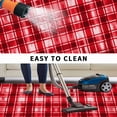 thumbnail image 4 of Red Plaid Outdoor Rug 5x7 Ft, Non Slip Washable Area Rug, Modern Art Checkered Farmhouse Patio Rugs Carpet Runner, Large Floor Mat for Indoor/Outdoor Deck Porch Camping, 4 of 8