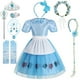 thumbnail image 1 of Vestido de princesa de fantasía para niñas, disfraz de Halloween, fiesta de cumpleaños, escenario, mascarada, 2023 Fivean unisex, 1 of 2