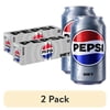 (2 pack) Diet Pepsi Cola Soda Pop, 12 fl oz, 12 Pack Cans