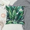 thumbnail image 2 of COMIO Throw Pillow Case Palm Leaves, Dense Jungle,Decorative Home Cushion Cover Home White, 2 of 5