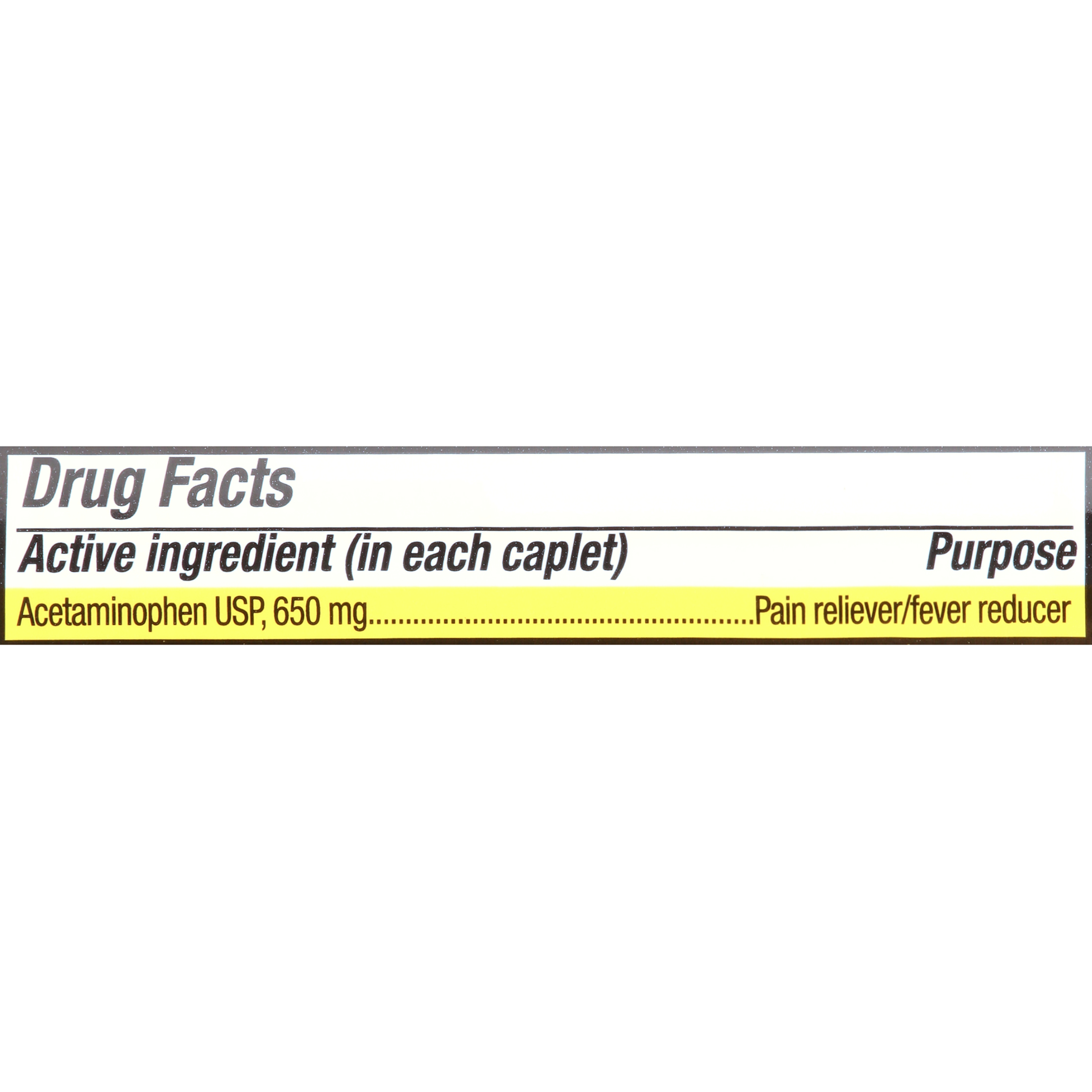 Equate Alivio del Dolor por Artritis con Acetaminofén, 650 mg, 100 Tabletas, Liberación Prolongada 6
