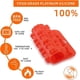 thumbnail image 4 of Silicone Ice Cube Tray Set - 8 Shapes (Square/Hexagon/Bone/Claw), 4 of 5