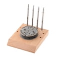 thumbnail image 4 of BELOVING Watch Balance Wheel Tool Watch Hairspring Tool Watch Maintenance Tool Steel Punch Pin Watch Balance Wheel Remover Wooden Base, 4 of 10