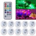 thumbnail image 3 of 10pcs LED Waterproof Candle Lights, Submersible with Remote Control, 3 of 5
