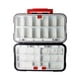 thumbnail image 1 of Yuarrent Caja portátil sellada de plástico ABS, anzuelos duraderos para carretes de pesca, cajas de señuelos, estuche organizador, equipo de Pescar L Negro, 1 of 6