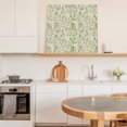 thumbnail image 3 of Sage Green Flowers Wall Art Painting on Canvas, Rustic Pastoral Botanical Floral Leaf Canvas Art Home Prints Wall Art Framed Modern Artwork for Living Room Bedroom Wall Decor 12x12in, 3 of 5