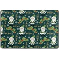 thumbnail image 4 of SKYSONIC Santa Claus Green Non-Slip Area Rug, Merry Christmas Floor Carpet Comfort Floor Mats Decor for Indoor Front Porch,Living Room, Bedroom,Kitchen,72"x48", 4 of 5
