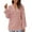 Red, variant on EDFBUYKRS Blouses for Women Dressy Lace Pleated Tunic Tops Casual Long Sleeve Fall Shirts S