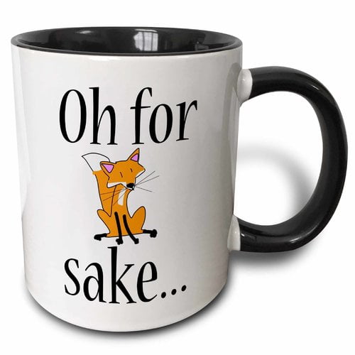 3dRose Oh for Fox Sake Coffee Mug - Walmart.com - Walmart.com